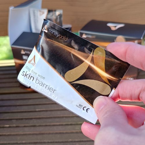 Trinity Gold – chusteczki z barierą ochronną  alternatywa do sprayu