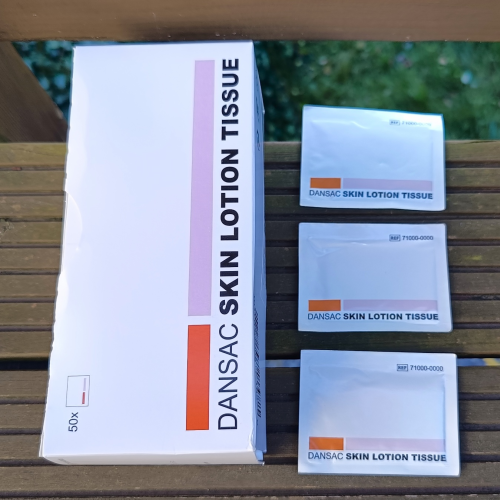 Wybieraj i testuj-1. Dansac Skin Lotion – chusteczki czyszczące